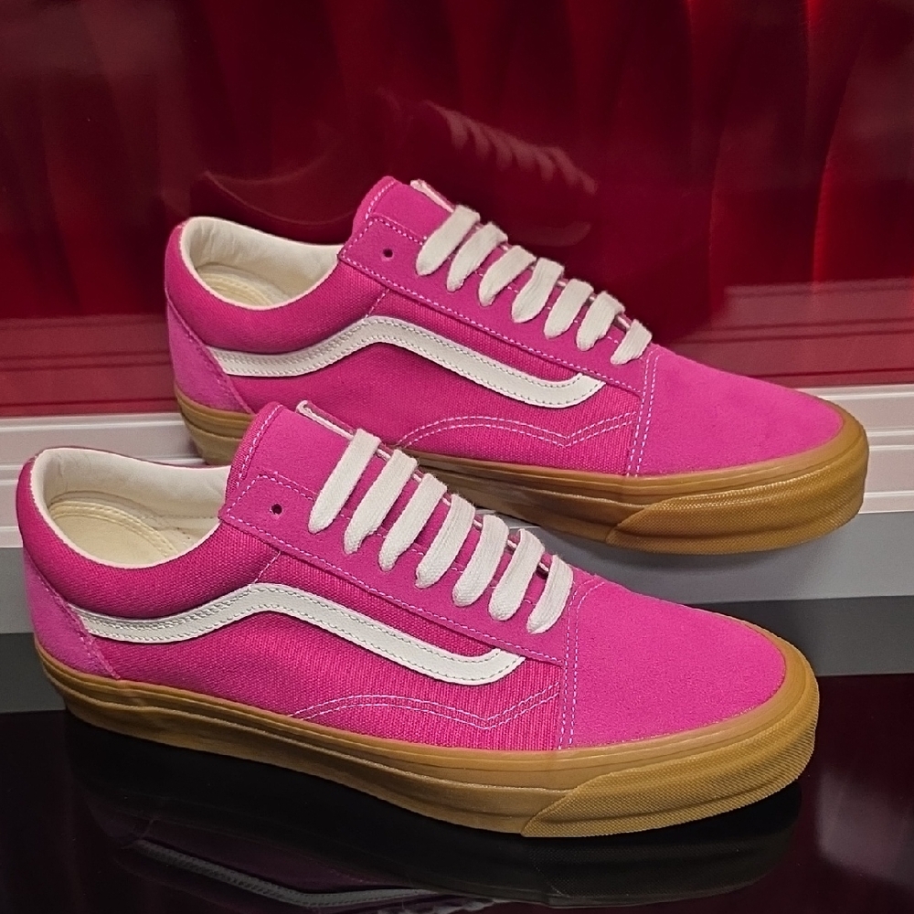 Vans Lx Old Skool Gum Raspberry Rose Men's 12 Women's 13.5